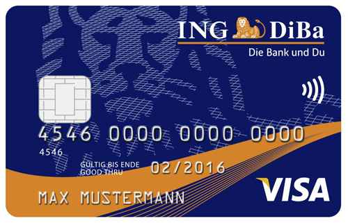 ING-DiBa Visa Kreditkarte